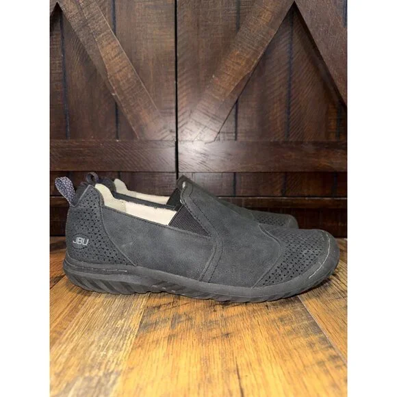 JBU by Jambu Lena Suede Casual Black Slip-On Shoes Size 9 - Picture 3 of 13
